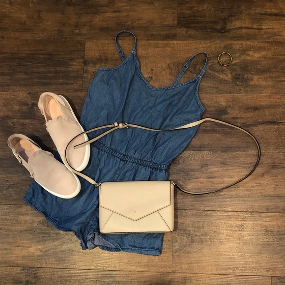 Forever 21 Pants - Forever 21 Jean Tank Short Romper